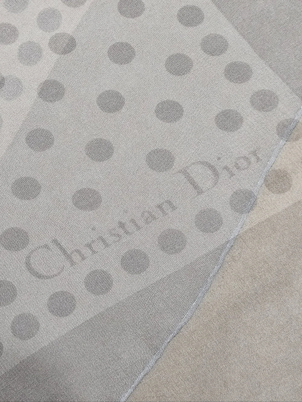 CHRISTIAN DIOR ORGANZA SCARF